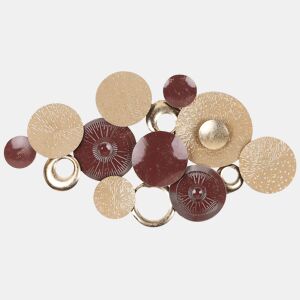 Decoração de parede BROMINE Metal 69 cm Dourado