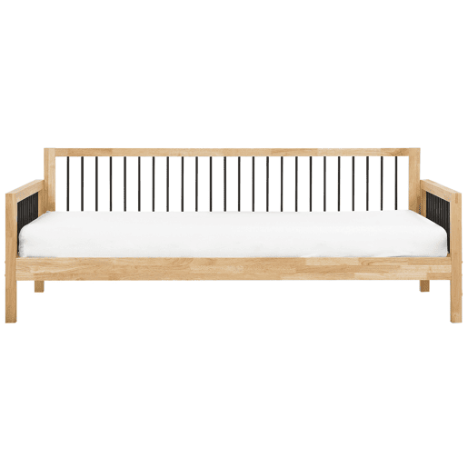Cama de dia Madeira TRICOT 90 x 200 cm Castanho claro