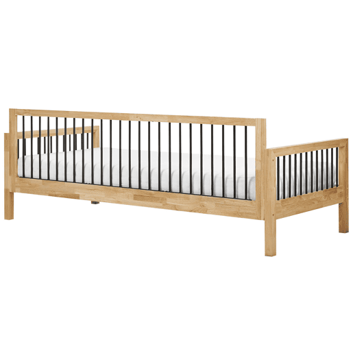 Cama de dia Madeira TRICOT 90 x 200 cm Castanho claro