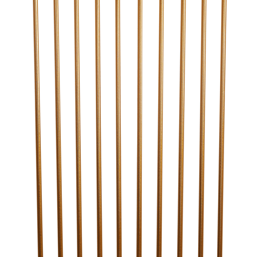 Conjunto de 2 bancos de bar PENSACOLA Metal Dourado