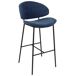 Beliani Silla de bar KIANA Beliani Silla de bar KIANA Azul Marino