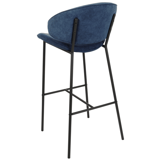 Conjunto de 2 bancos de bar KIANA Azul marinho