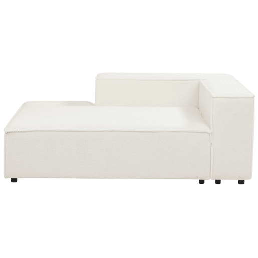 Beliani Chaise longue Bouclé APRICA Beliani Chaise longue Bouclé APRICA