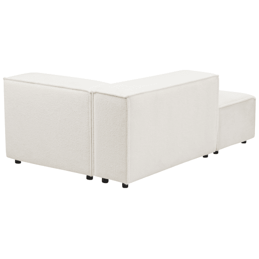 Beliani Chaise longue Bouclé APRICA Beliani Chaise longue Bouclé APRICA