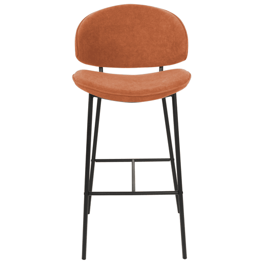 Conjunto de 2 bancos de bar KIANA Laranja