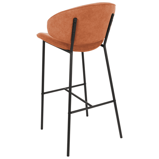 Conjunto de 2 bancos de bar KIANA Laranja