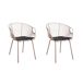 Beliani Silla de comedor HOBACK Beliani Silla de comedor HOBACK Beige