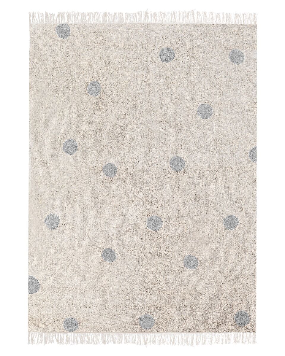 Beliani De pelo corto DARDERE 140x200 Gris
