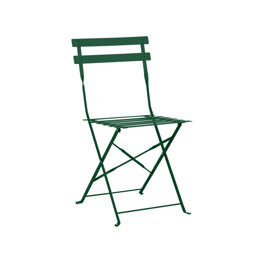 Conjunto de varanda Dobrável FIORI Metal Verde escuro Verde