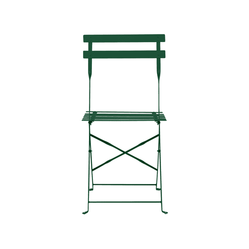 Conjunto de varanda Dobrável FIORI Metal Verde escuro Verde