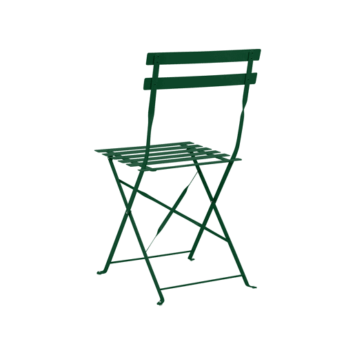 Conjunto de varanda Dobrável FIORI Metal Verde escuro Verde