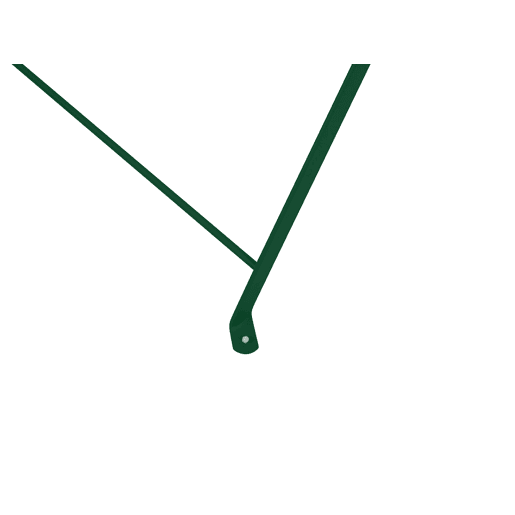 Conjunto de varanda Dobrável FIORI Metal Verde escuro Verde