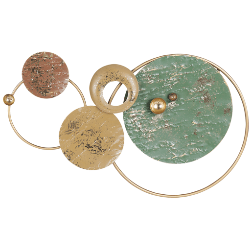 Decoração de parede HELIUM Metal 45 cm Dourado