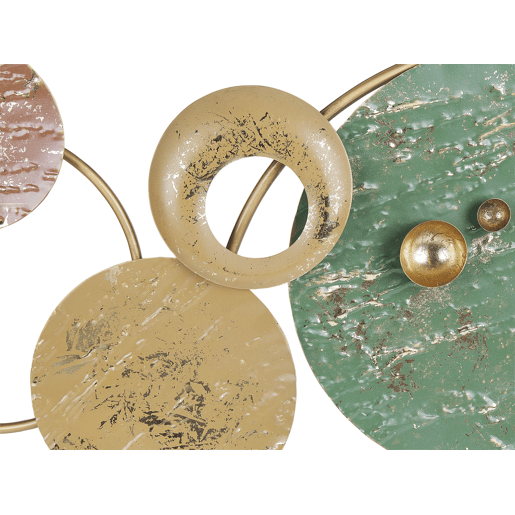 Decoração de parede HELIUM Metal 45 cm Dourado