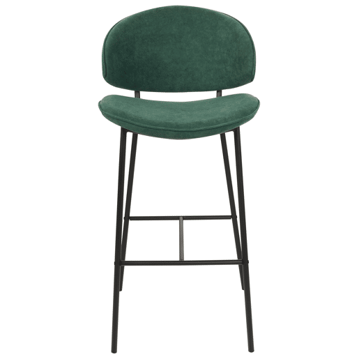 Conjunto de 2 bancos de bar KIANA Verde escuro