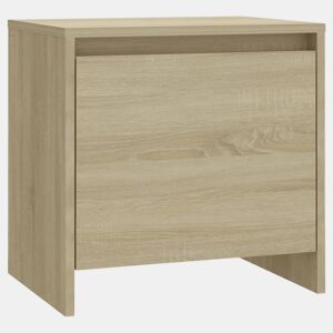 vidaXL Mesa cabeceira 45x34x44,5cm derivados madeira carvalho sonoma