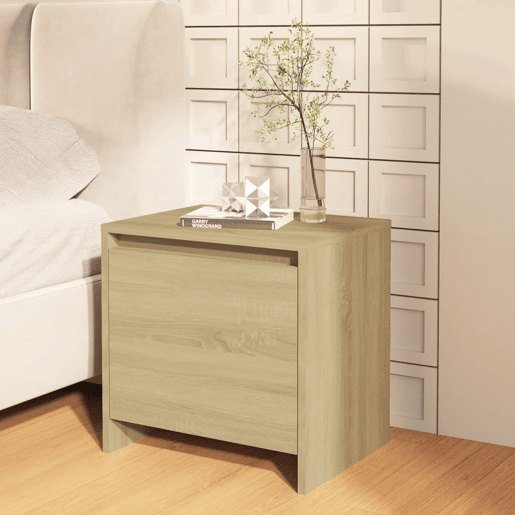 vidaXL Mesa cabeceira 45x34x44,5cm derivados madeira carvalho sonoma vidaXL Mesa cabeceira 45x34x44,5cm derivados madeira carvalho sonoma