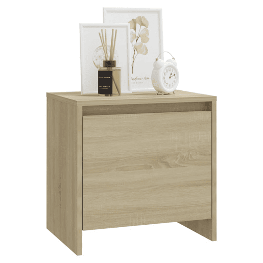 vidaXL Mesa cabeceira 45x34x44,5cm derivados madeira carvalho sonoma vidaXL Mesa cabeceira 45x34x44,5cm derivados madeira carvalho sonoma