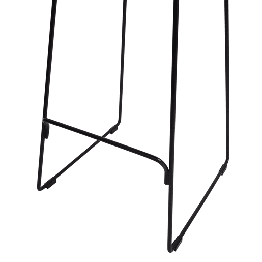 Conjunto de 2 bancos de bar PENSACOLA Metal Preto