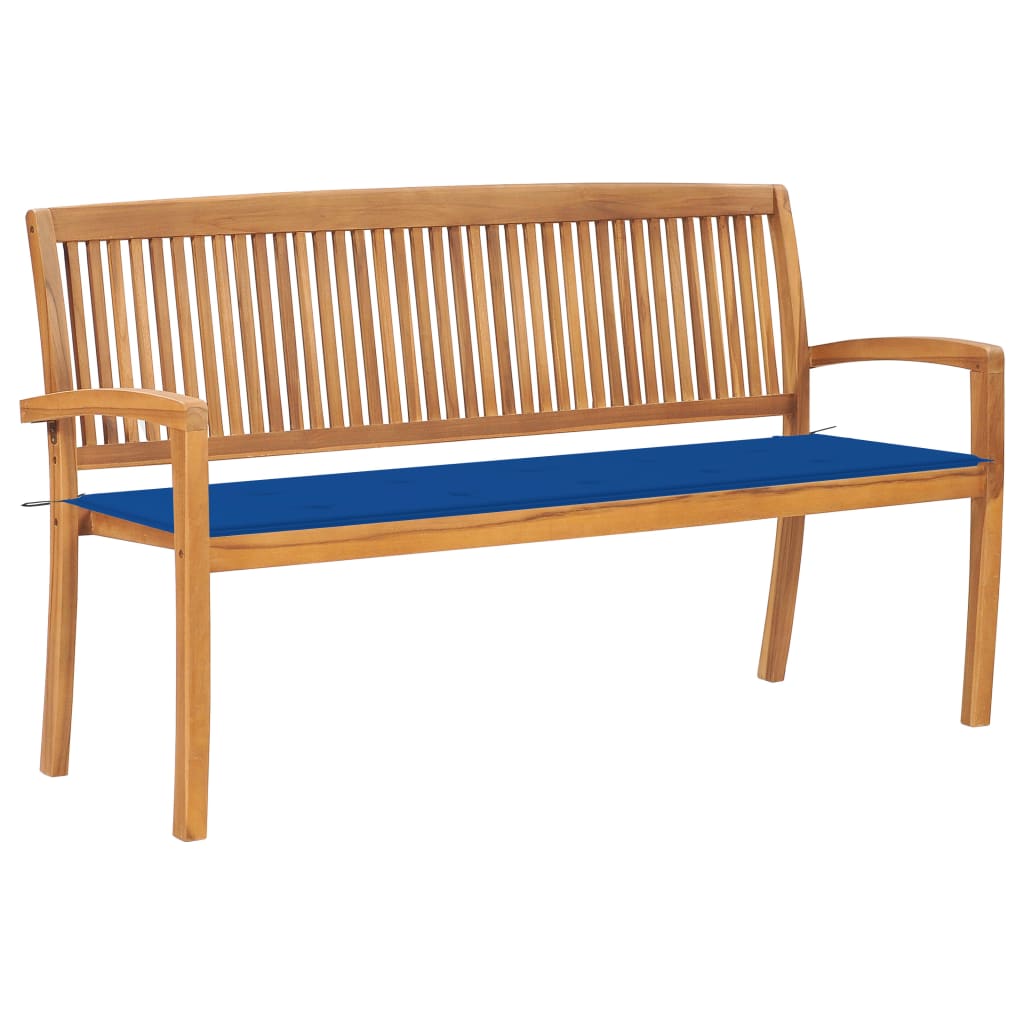 Banco De Jardín 159x57 Azul