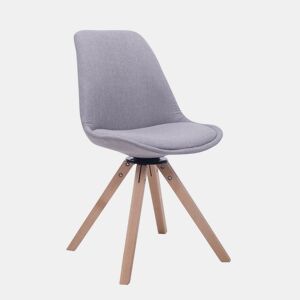Silla para Visitas Troyes Square en Tela Gris 56X48X84 cm