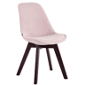 Silla Comedor Borneo V2 En Terciopelo Rosado 55X48X84 cm