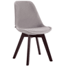 Silla Comedor Borneo V2 En Terciopelo Gris 55X48X84 cm