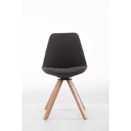 Silla para Visitas Troyes Square en Tela Gris oscuro 56X48X84 cm