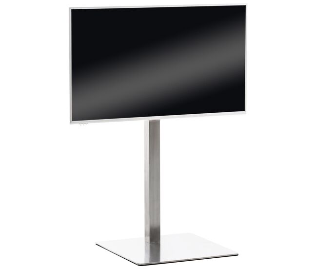 Soporte de pie para tv metal acero inoxidable 53x64x100 cm