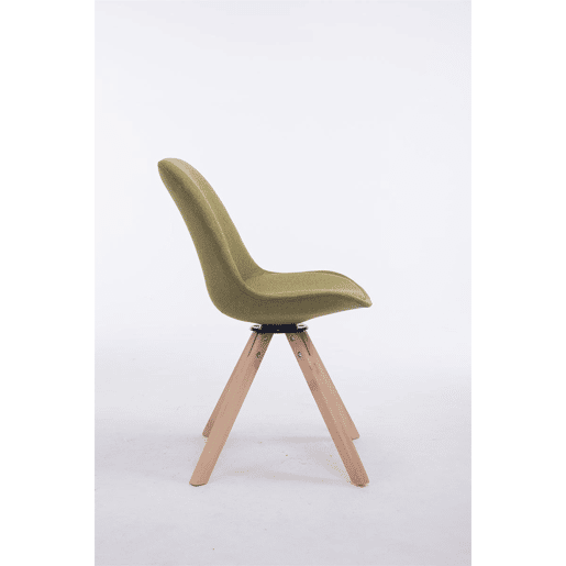 Silla para Visitas Troyes Square en Tela Verde 56X48X84 cm