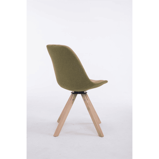 Silla para Visitas Troyes Square en Tela Verde 56X48X84 cm