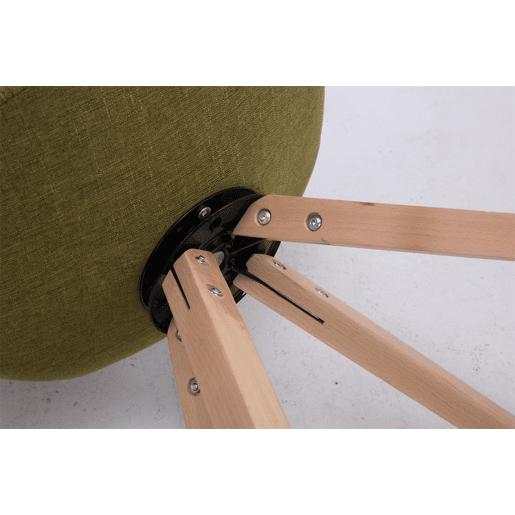 Silla para Visitas Troyes Square en Tela Verde 56X48X84 cm