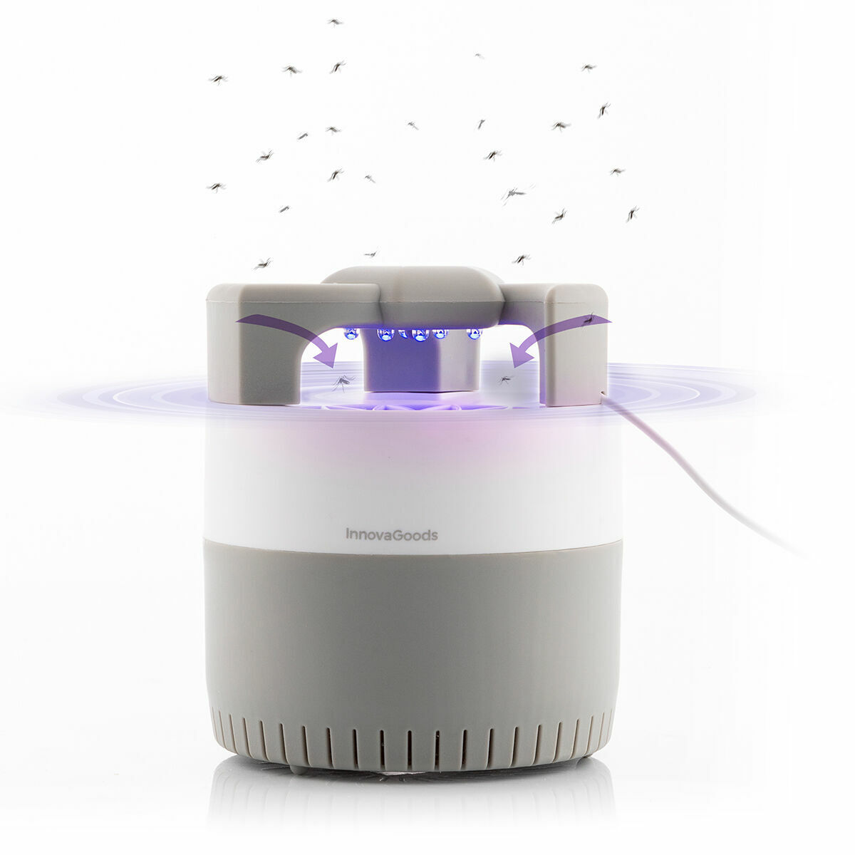 Lámpara antimosquitos por succión kl silen innovagoods