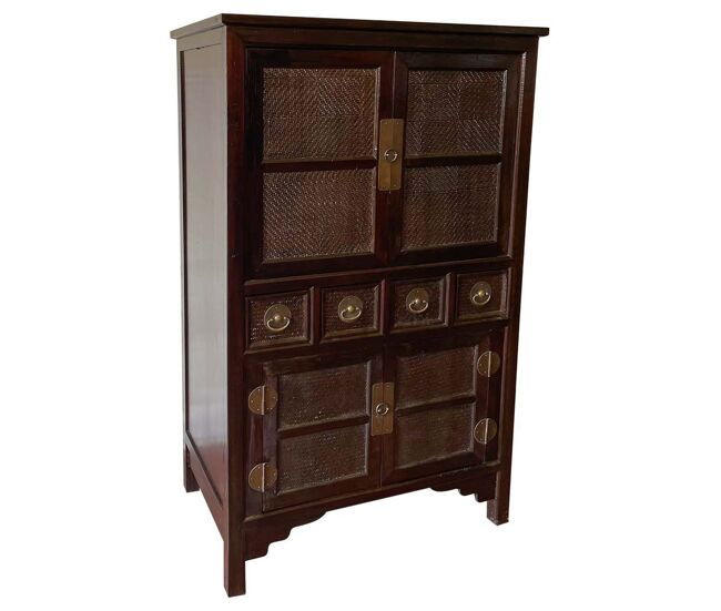 Armario de madera marrón 100x62x160