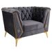 Sillón tapizado Sillón tapizado Gris
