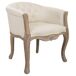 Butaca de madera tapizada Butaca de madera tapizada Beige