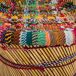 Sillón de bambú y tela trenzada Sillón de bambú y tela trenzada Multicolor