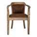 Sillón tapizado de madera Sillón tapizado de madera Marrón
