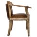 Sillón tapizado de madera Sillón tapizado de madera Marrón