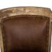 Sillón tapizado de madera Sillón tapizado de madera Marrón