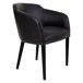 Sillón de madera tapizado Sillón de madera tapizado Negro