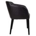 Sillón de madera tapizado Sillón de madera tapizado Negro