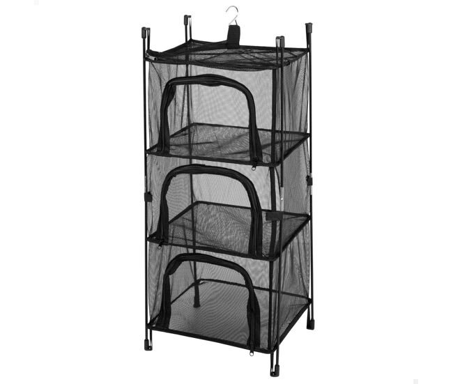 Aktive organizador armario colgante, desmontable y plegable c/3 niveles