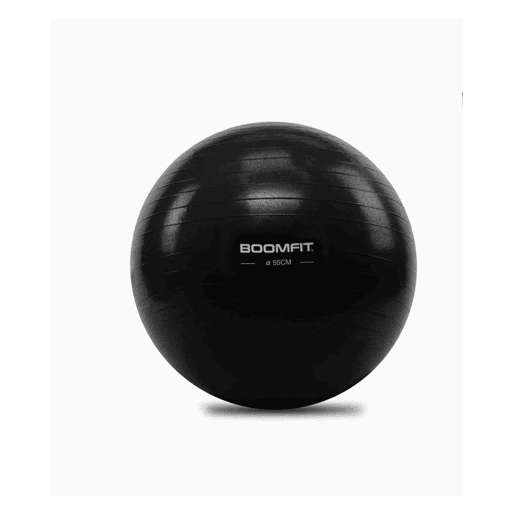 Bola de Pilates Preta 55cm - BOOMFIT Bola de Pilates Preta 55cm - BOOMFIT