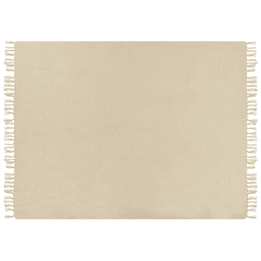 Manta CHAOHANI Tecido 150 x 200 cm Creme