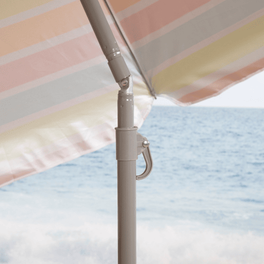 Aktive Guarda-chuva de praia inclinável riscas multicoloridas 220 cm UV50