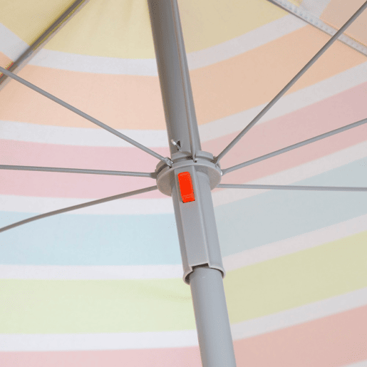 Aktive Guarda-chuva de praia inclinável riscas multicoloridas 220 cm UV50