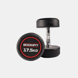 Halteres Redondos de Musculação 17,5Kg (Par) - BOOMFIT