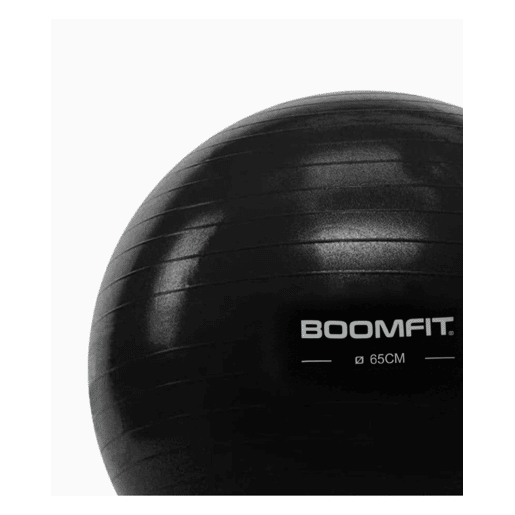 Bola de Pilates Preta 65cm - BOOMFIT