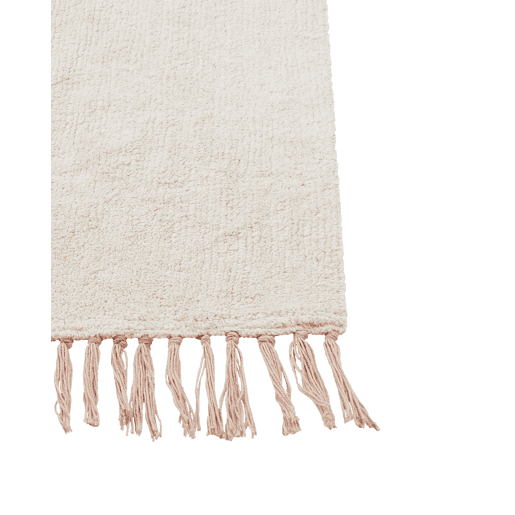 Tapetes para Crianças BAZALETI Creme claro 140 x 200 cm Algodão